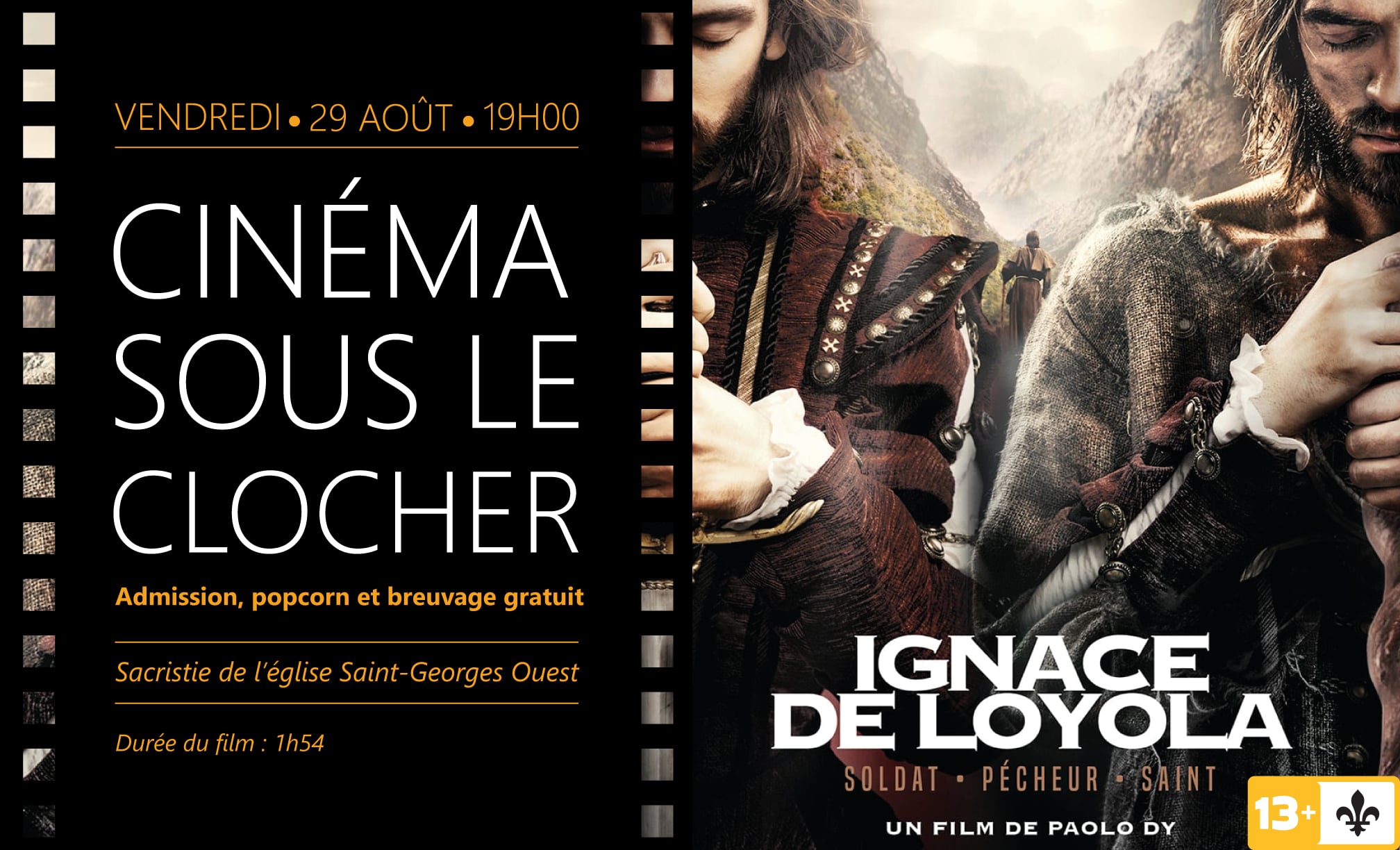 Vendredi 29 août 19h à la sacristie de l'église Saint-Georges
