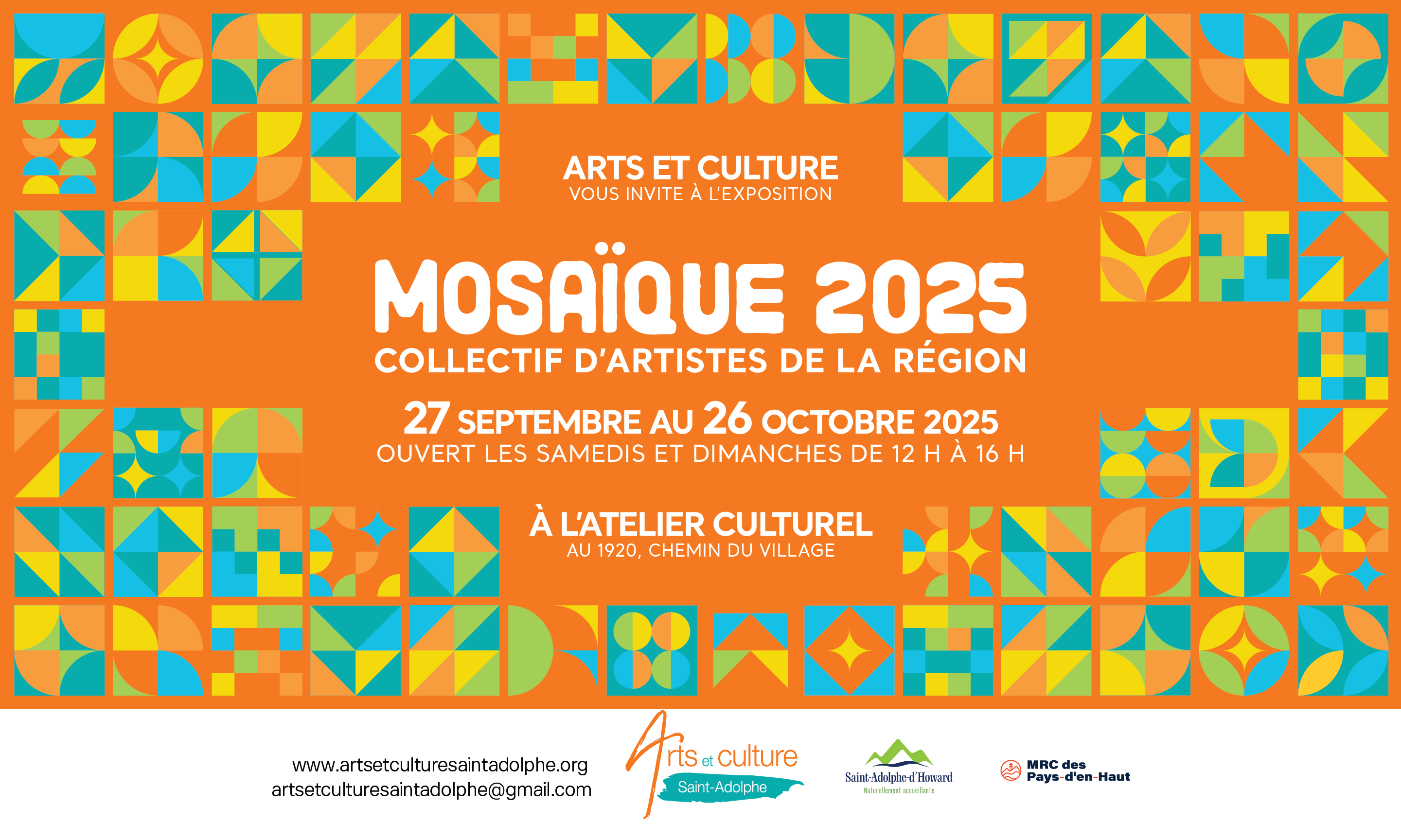 Exposition Mosaïque 2025 jusqu'au 26 octobre.
