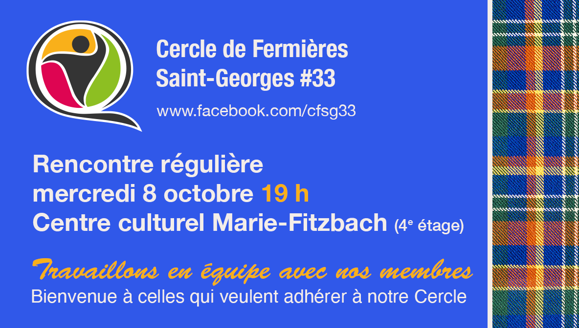 Le Cercle de Fermières Saint-Georges # 33