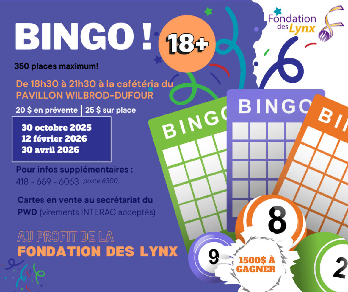 Bingo de la Fondation des Lynx