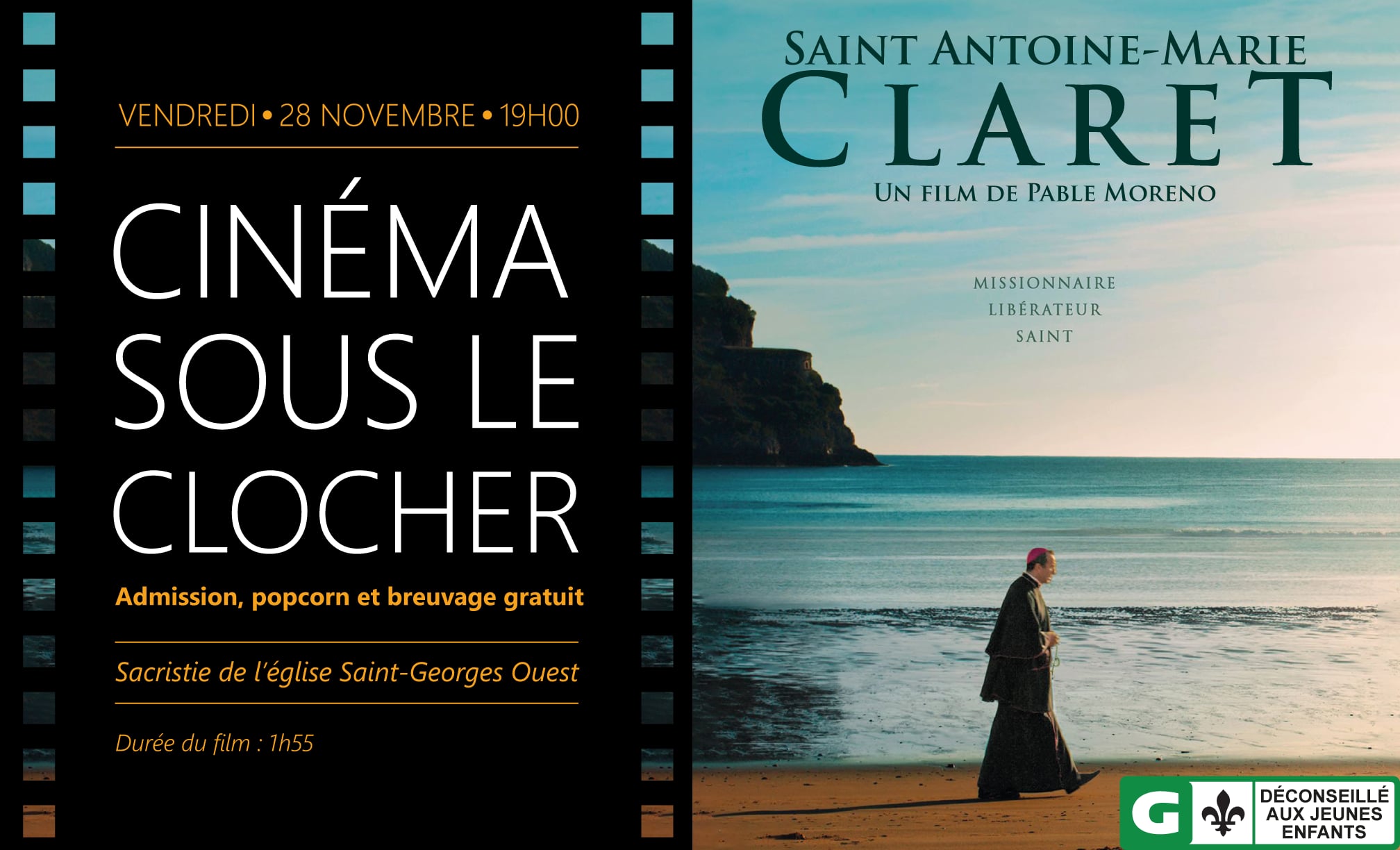 Cinéma sous le clocher