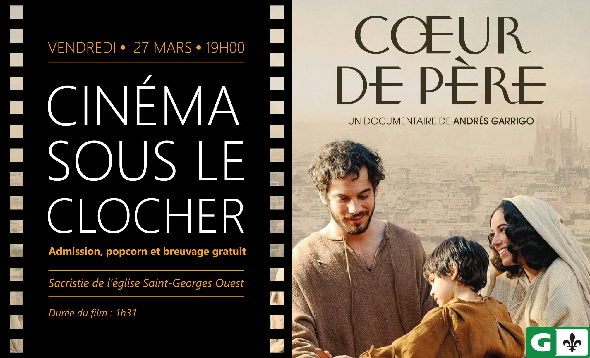 Cinéma sous le clocher