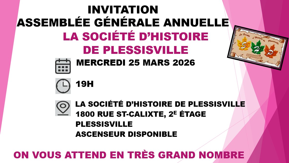 AFFICHE INVITATION ASSEMBLÉE GÉNÉRALE ANNUELLE