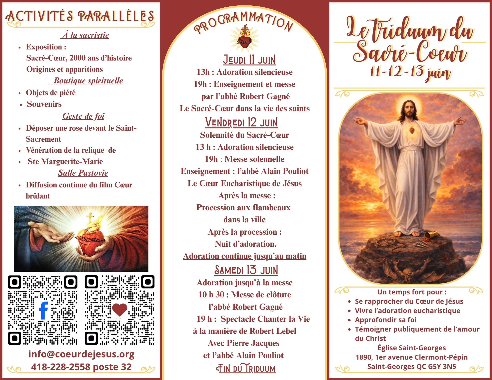 TRIDUUM DU SACRÉ-COEUR 