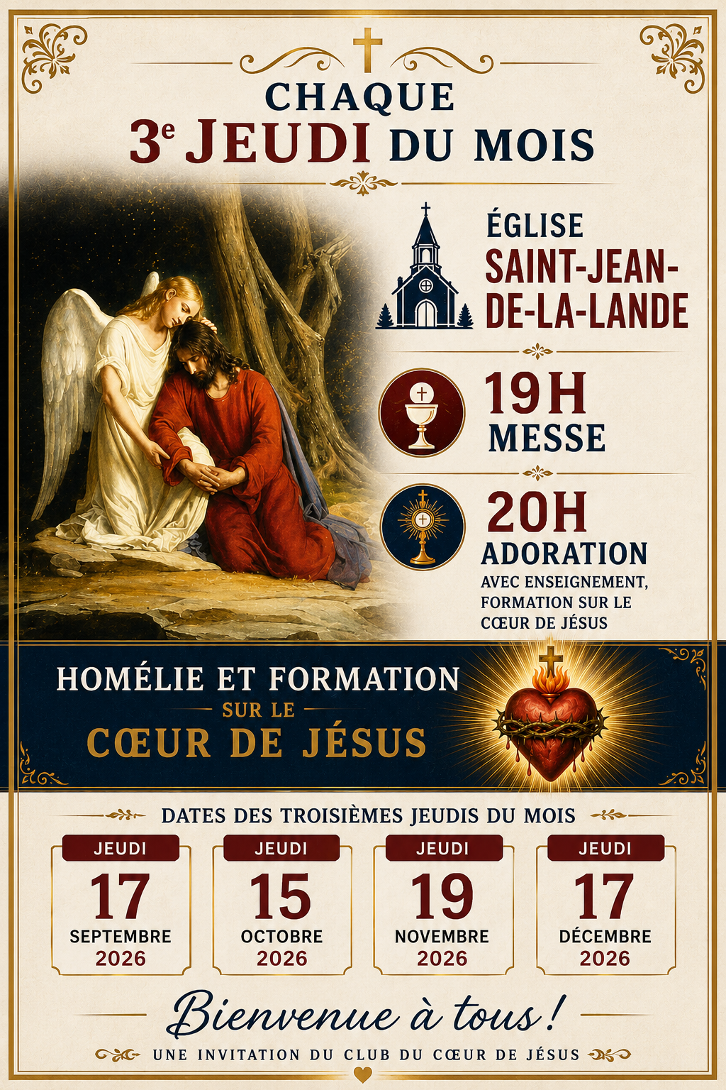 Soirée dans le Coeur de Jésus
