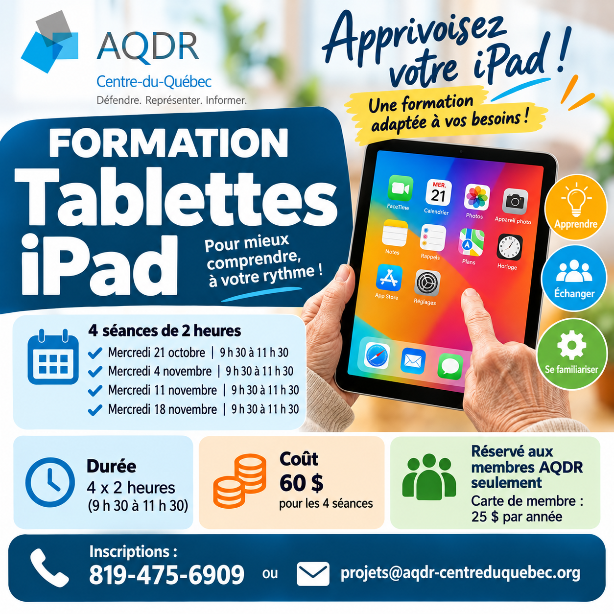 Formations tablettes Apple