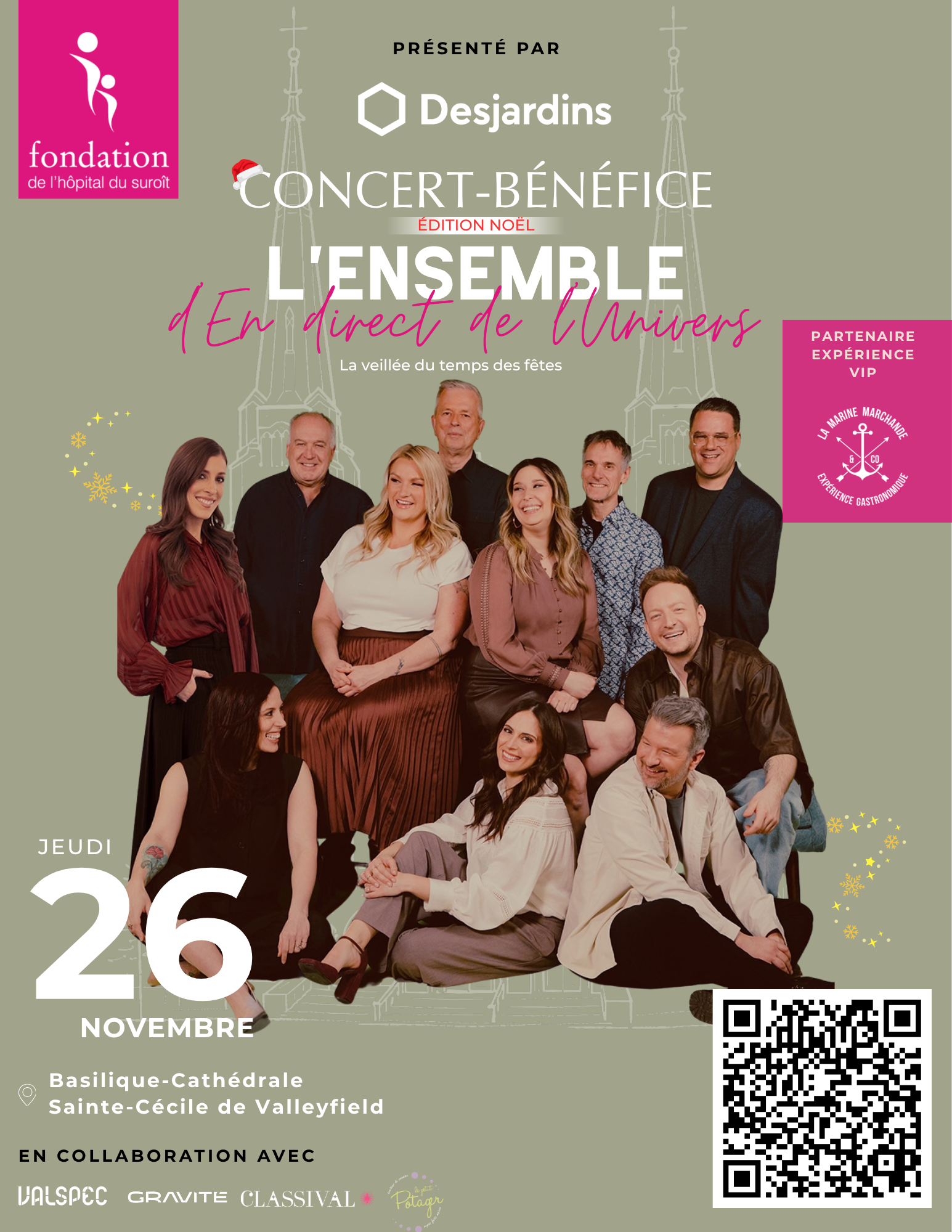 En direct de l'Univers - Concert bénéfice de Noël
